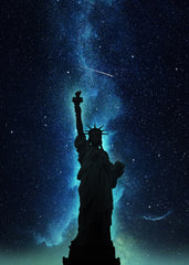 Cosmic Liberty statue 
