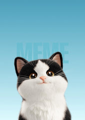 Cute cartoon cat
