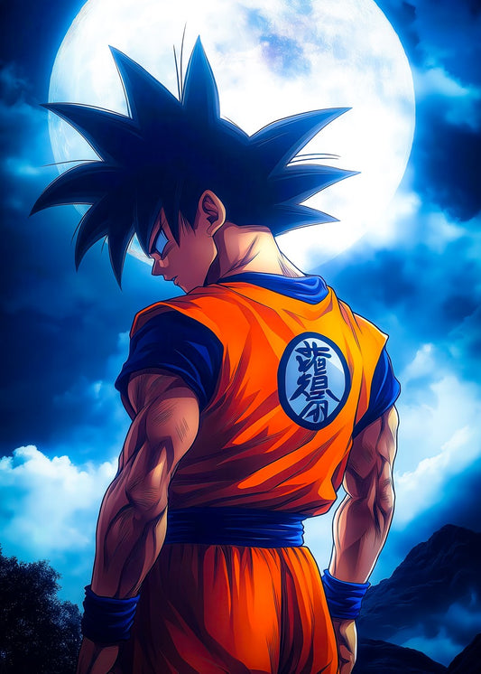 Goku Under the Moonlight