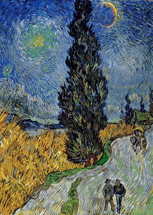 Road with Cypress and Star