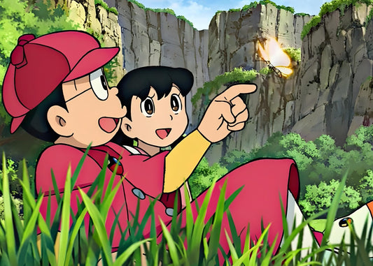 Nobita and Shizuka , Doraemon