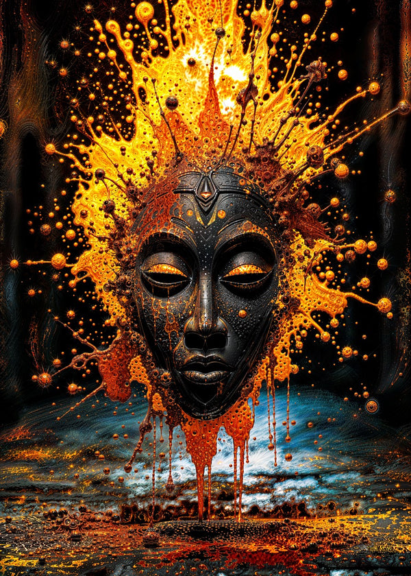 Obsidian Mask: Paint Explosion