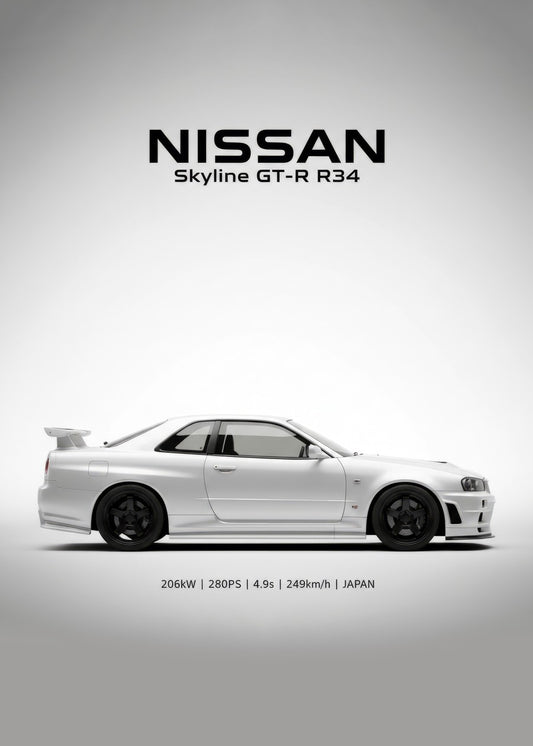 Nissan skyline GTR R34