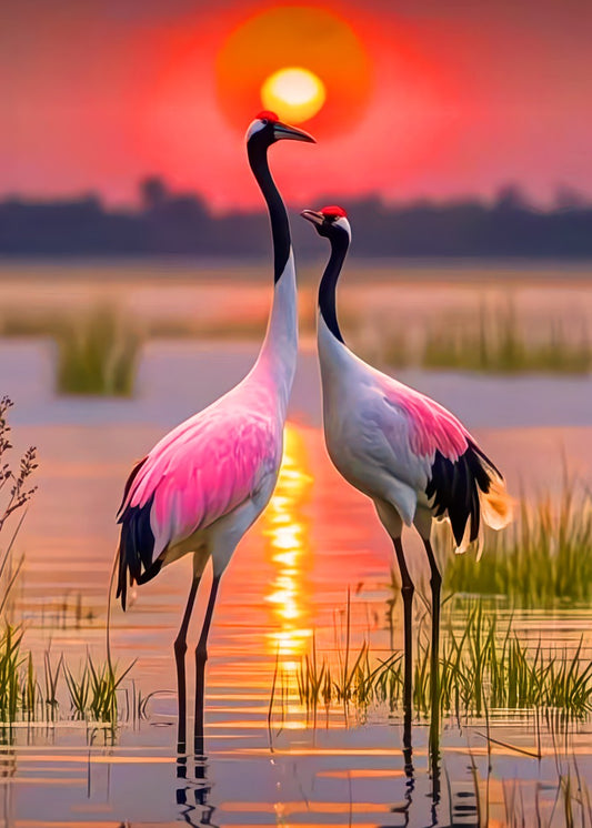 Two evening owls