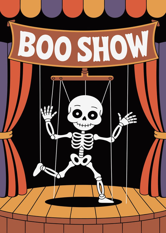Boo Show Skeleton Puppet