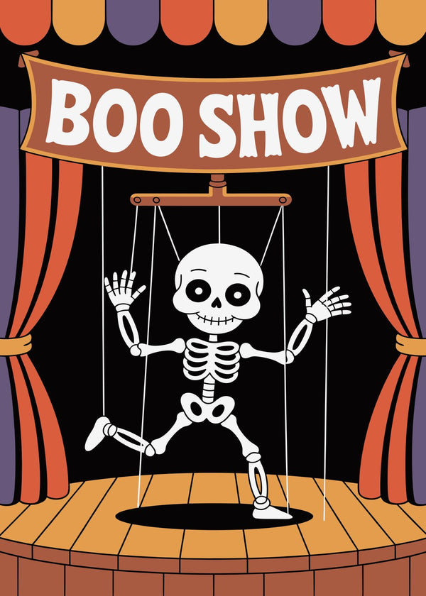 Boo Show Skeleton Puppet