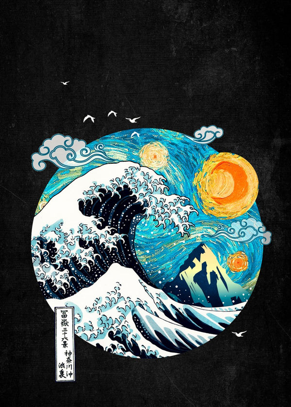 Kanagawa wave art