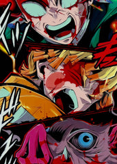 The Trio Bloody Demon Slayer Kimetsu no Yaiba