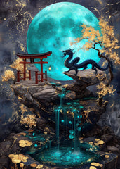 Dragon's Moonlit Haven