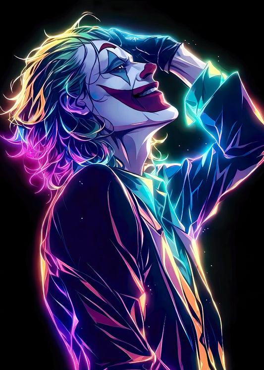 joker neon art