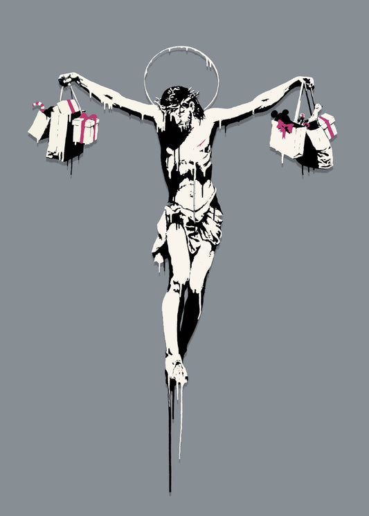 Banksy Jesus Street Graffiti