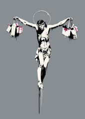 Banksy Jesus Street Graffiti
