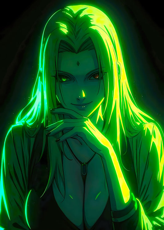 tsunade neon art