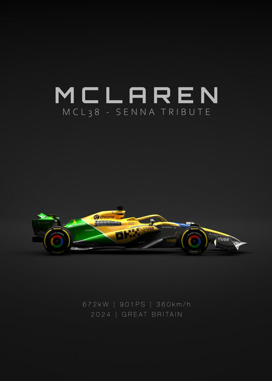 McLaren MCL-38 Senna Tribute