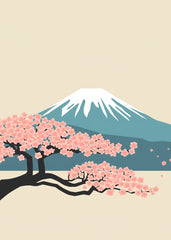 Mount fuji cherry blossom