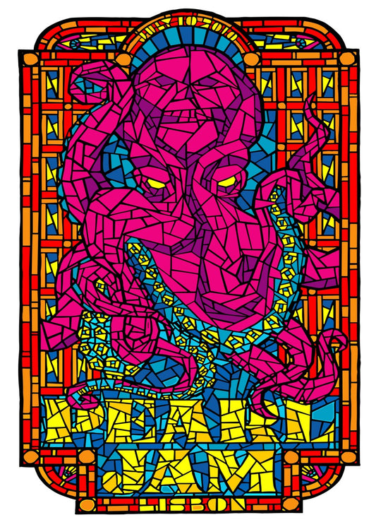 Pearl Jam Lisbon Octopus Art