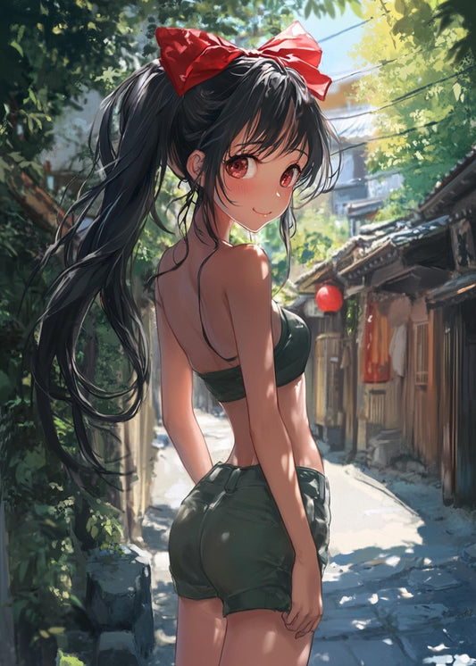 Sunlit Alley Stroll
