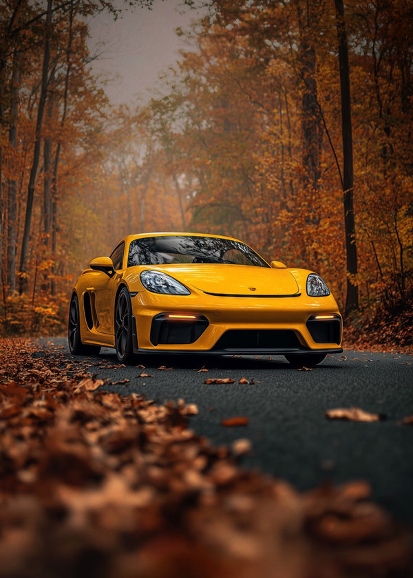 Cayman GT4 Autumn Forest