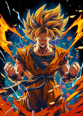 Goku Ssj Charging up!