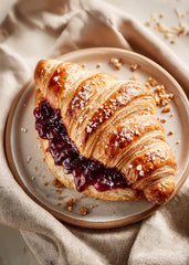  Croissant with Berry Jam