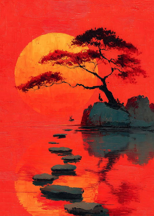 Serenity in Scarlet