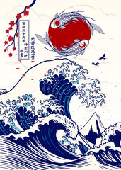 Great Wave off Koi Fish