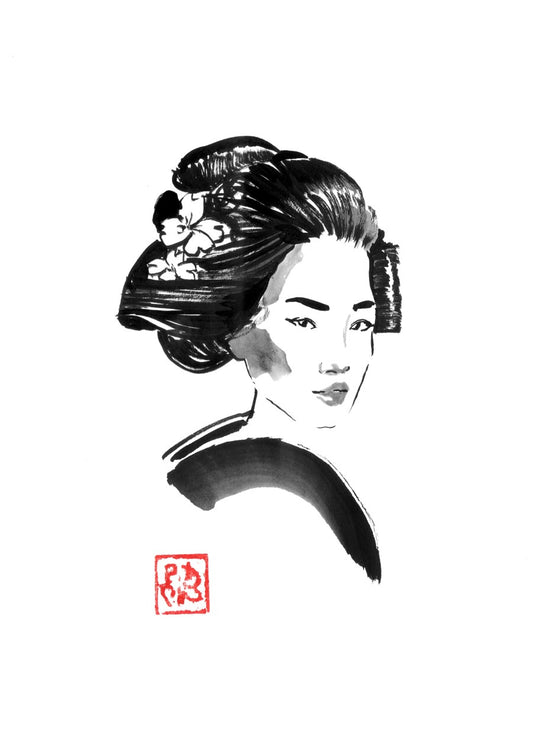 Geisha hair