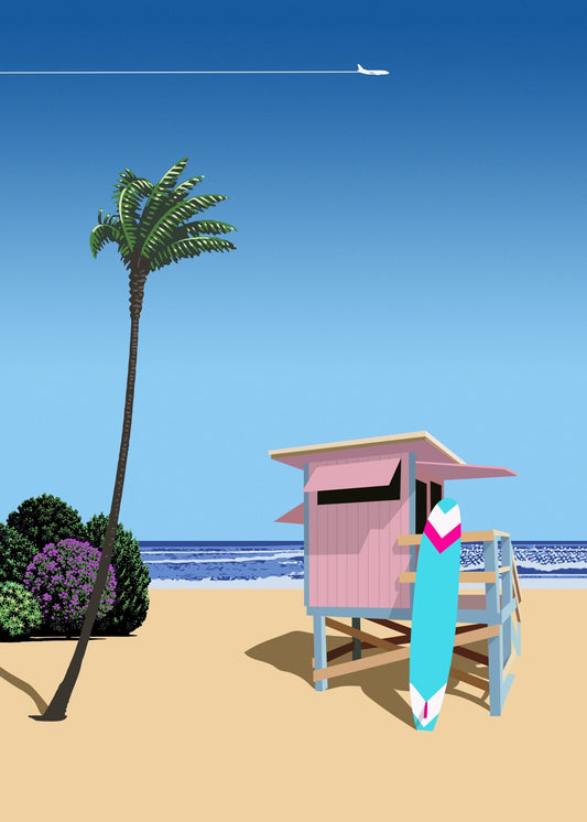 California Surf — City Pop art