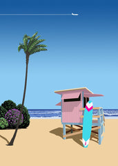 California Surf — City Pop art