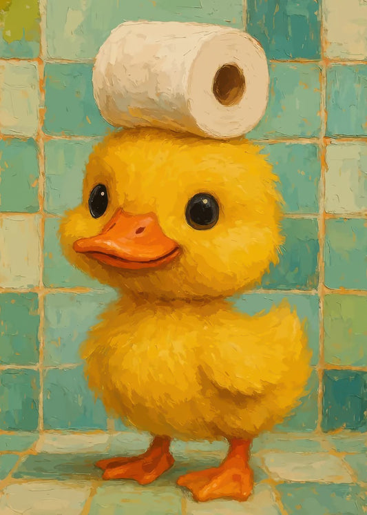 Toilet Paper Hat Duck