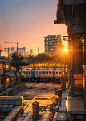 Sunset Train