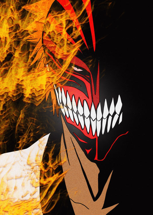 Bleach  Fire Mask Ichigo