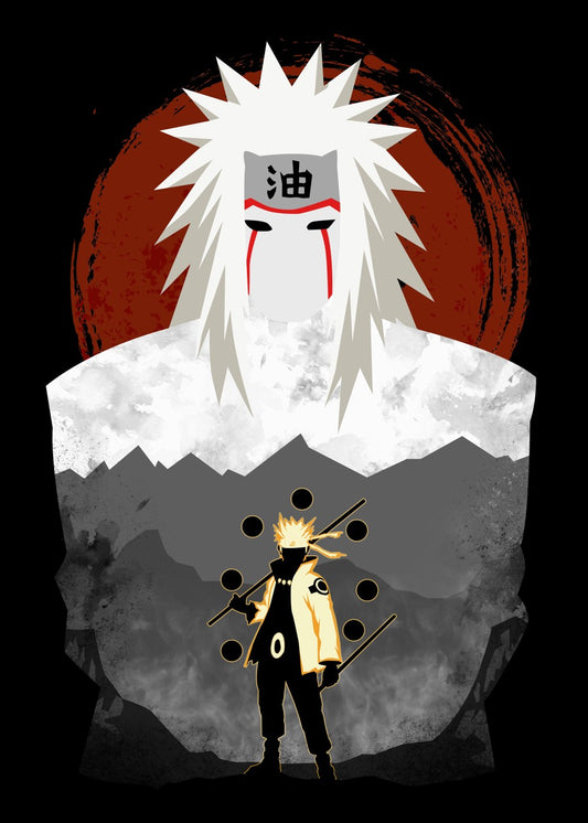 Jiraiya and naruto