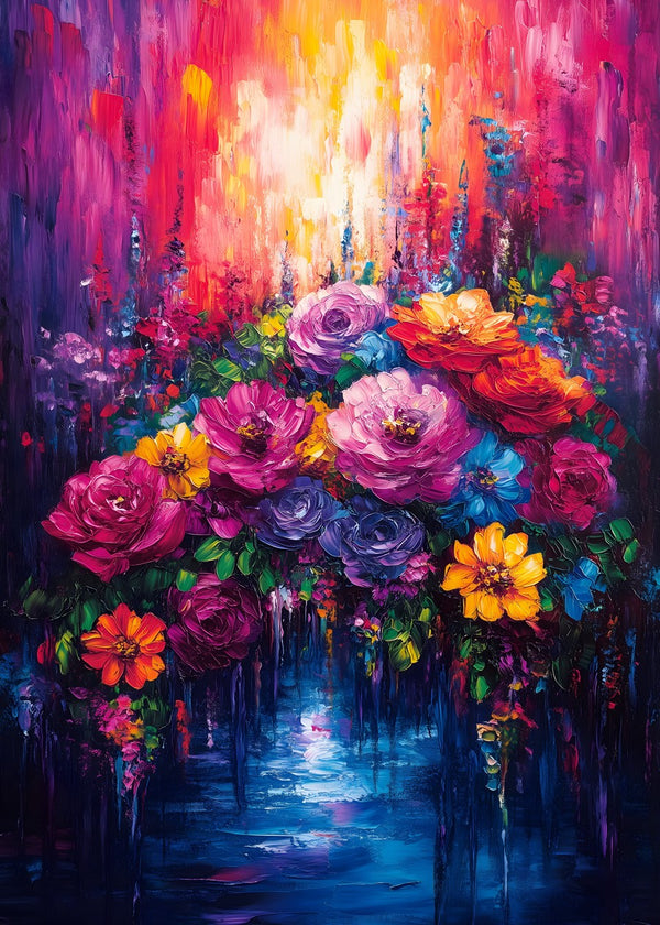 Blossoms in Radiant Hues