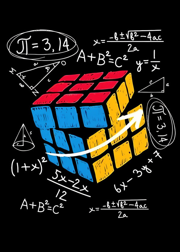 Rubik Cube Math Art