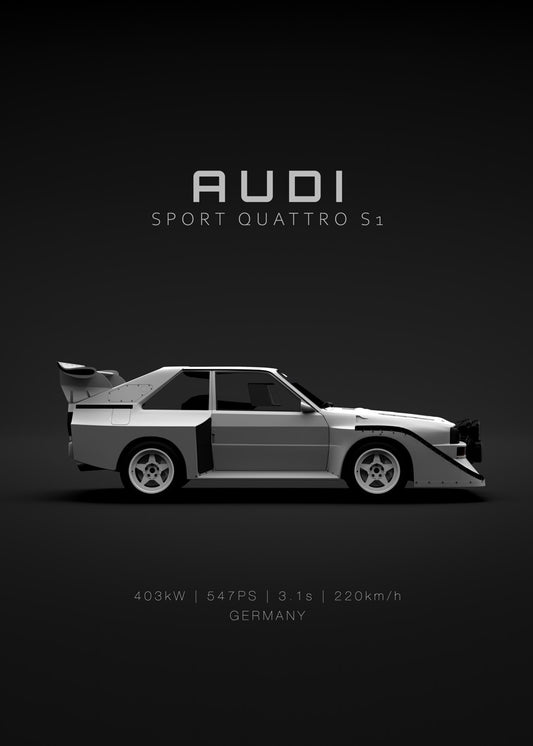 Audi Sport Quattro S1 - White