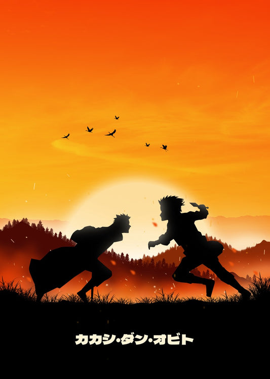 Kakashi vs obito, Naruto Shippuden