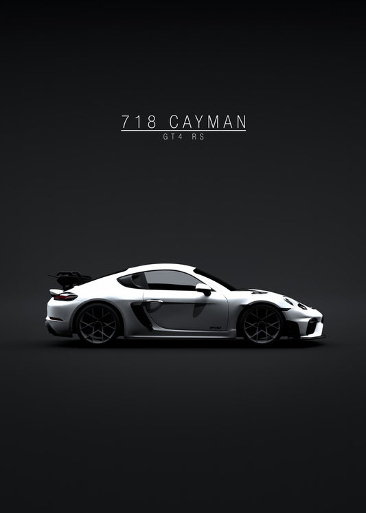 Porsche 718 Cayman White