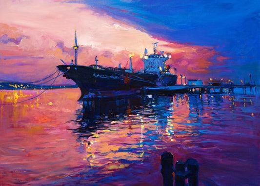 Big Ship at the harbor