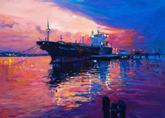 Big Ship at the harbor