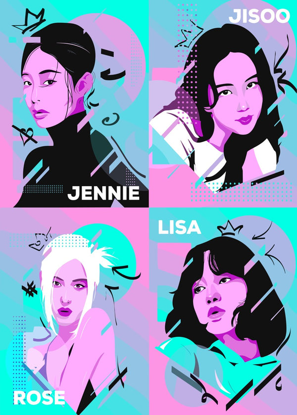 Blackpink Korean Pop Square