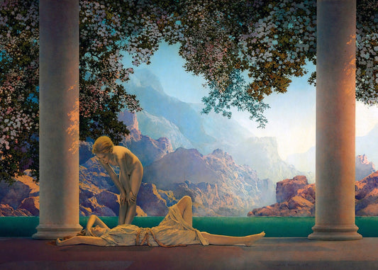 Maxfield Parrish Daybreak 1922 painting
