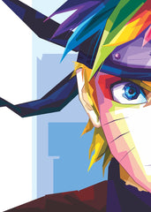 Naruto Uzumaki WPAP Popart