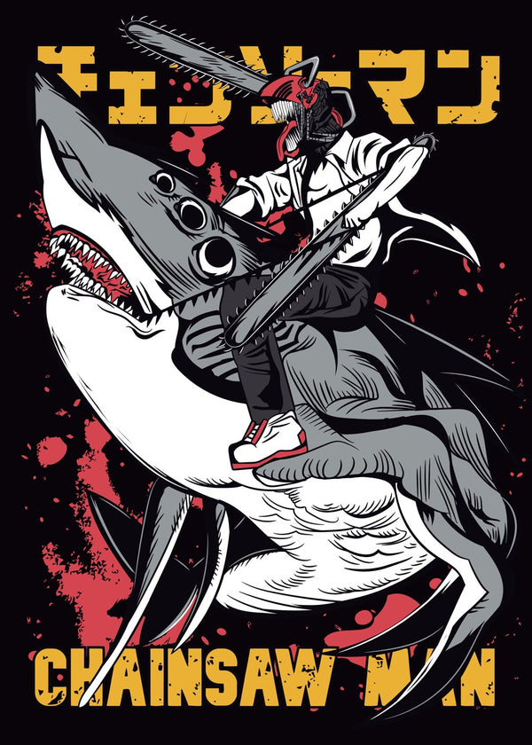 Chainsaw Man Shark Ride