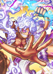 Luffy gear 5 Nika, One Piece