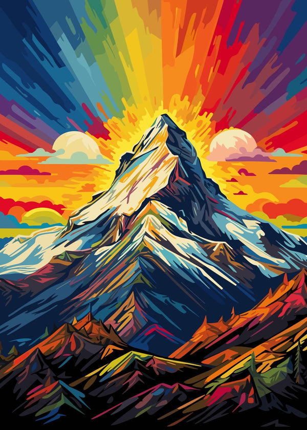 Big Mountain Painting View