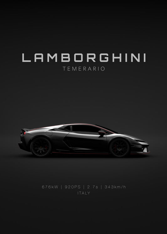 Lamborghini Temerario- black