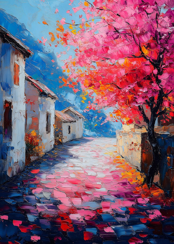 Vibrant Alleyway Dream