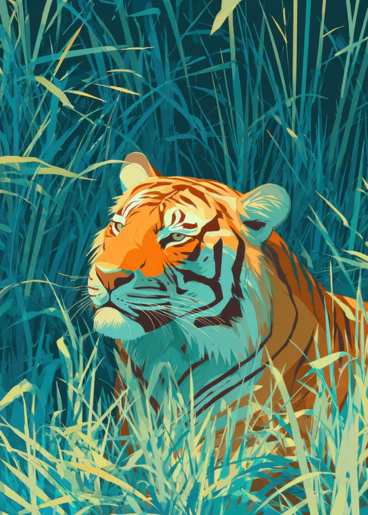 Tiger in the Grass