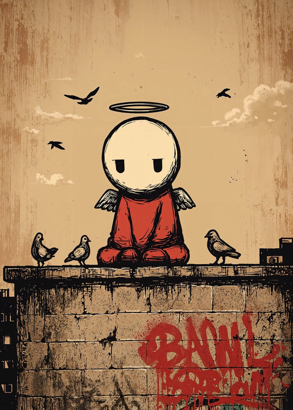 Melancholy Rooftop Angel